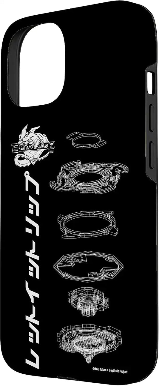 BEYBLADE SCHEMATIC Case for iPhone 15
