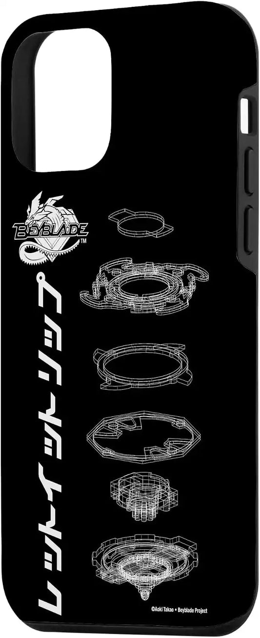 BEYBLADE SCHEMATIC Case for iPhone 12 mini