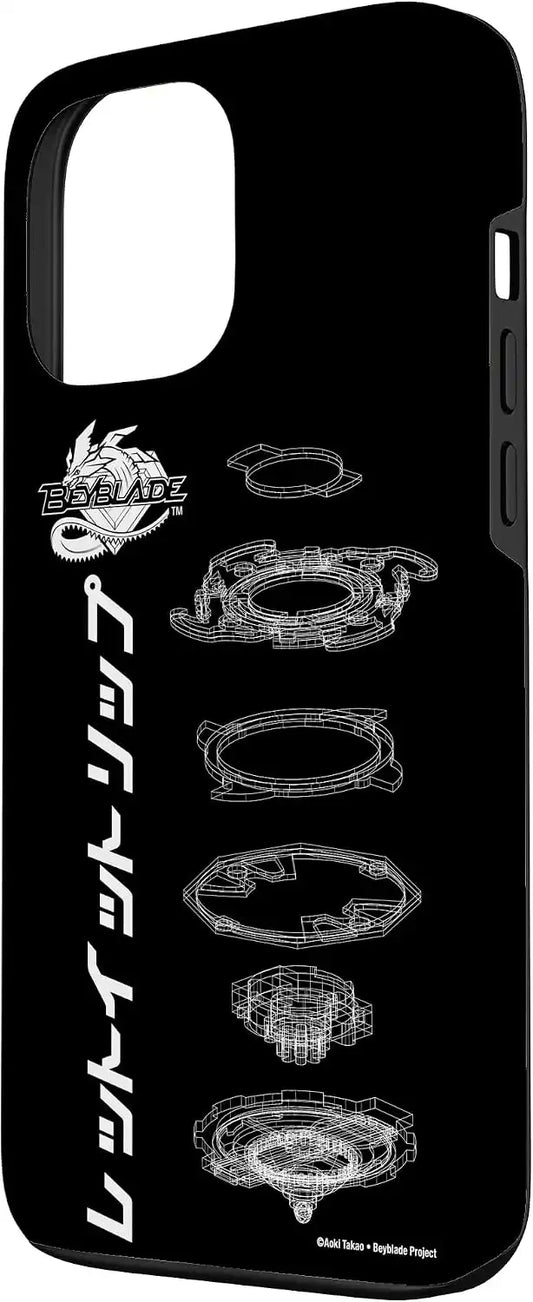 BEYBLADE SCHEMATIC Case for iPhone 13 Pro Max