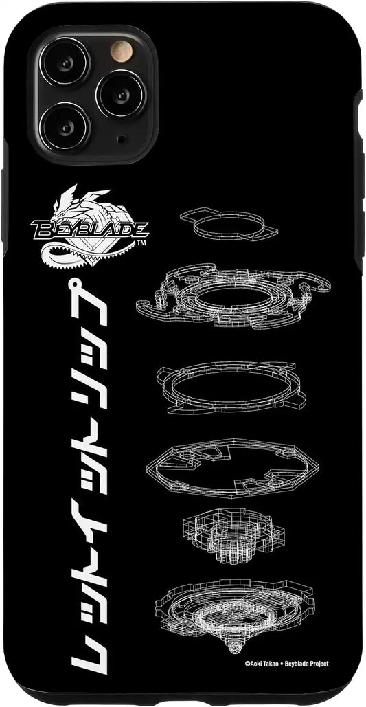 BEYBLADE SCHEMATIC Case for iPhone 11 Pro Max