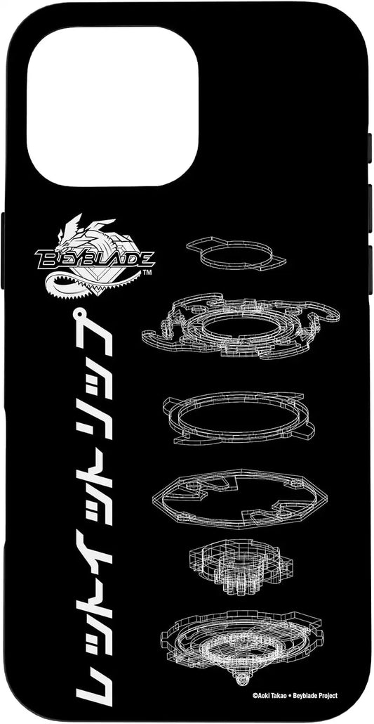 BEYBLADE SCHEMATIC Case for iPhone 16 Pro Max