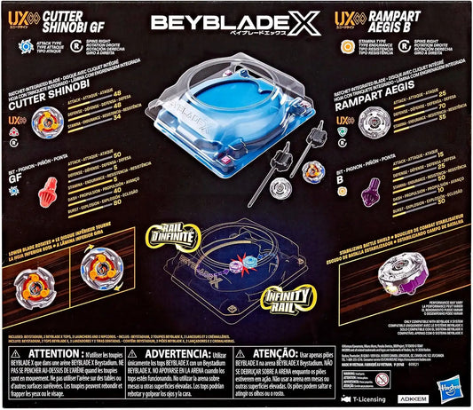 Beyblade X Infinity Rail Compact Battle Set