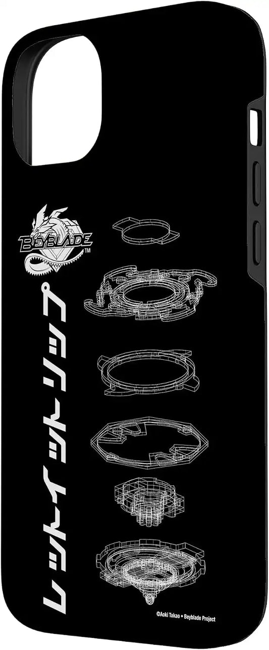 BEYBLADE SCHEMATIC Case for iPhone 14 Plus