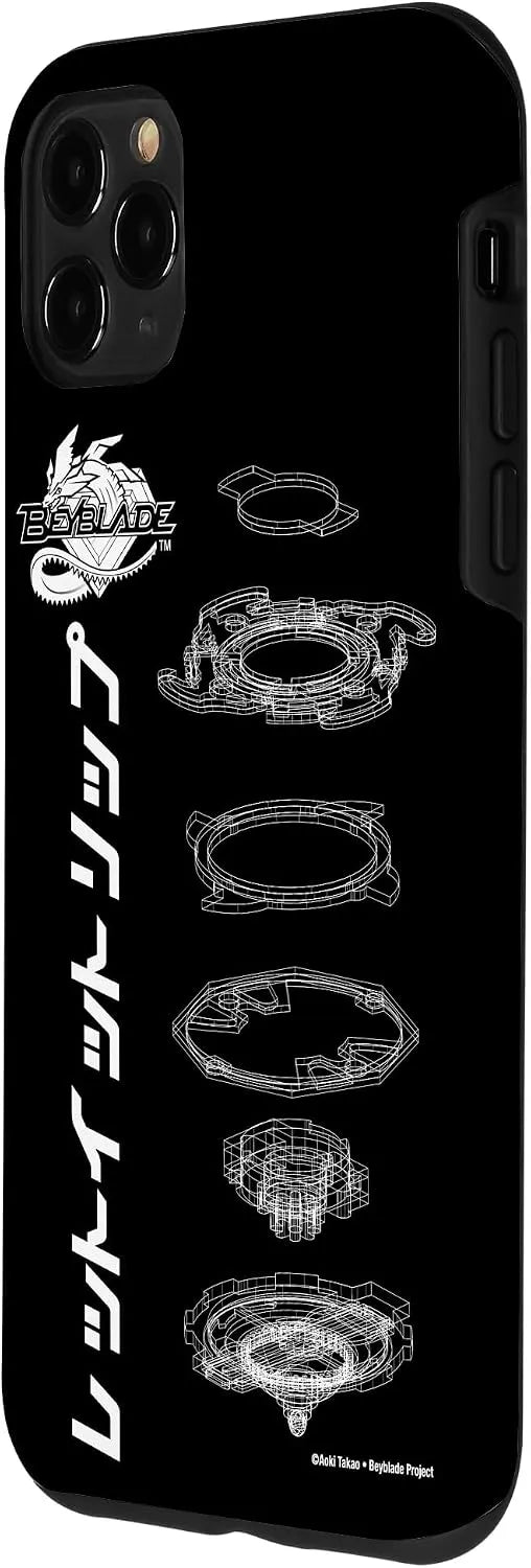 BEYBLADE SCHEMATIC Case for iPhone 11 Pro Max