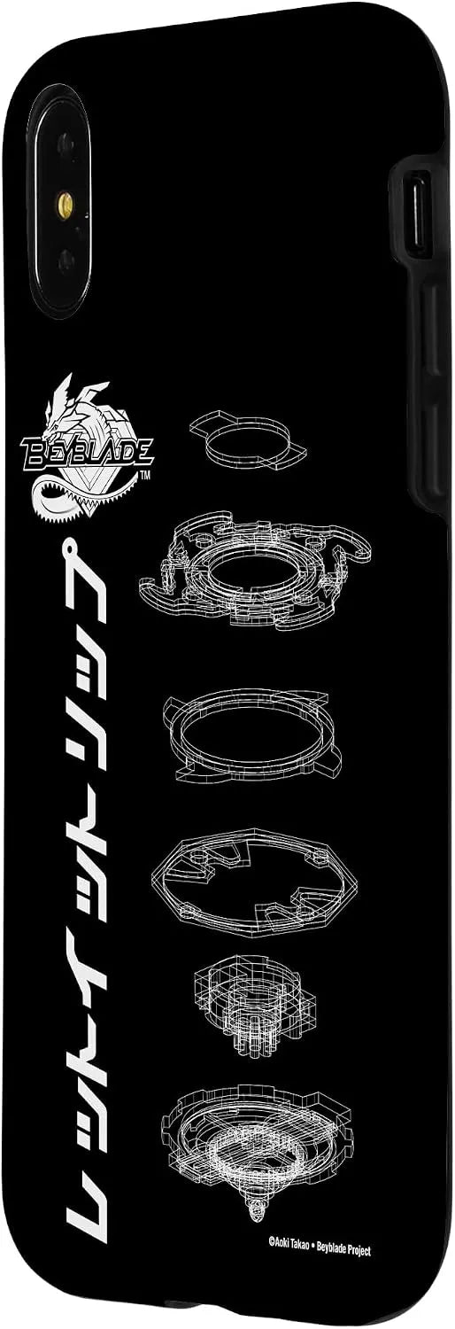 BEYBLADE SCHEMATIC Case for iPhone X/XS