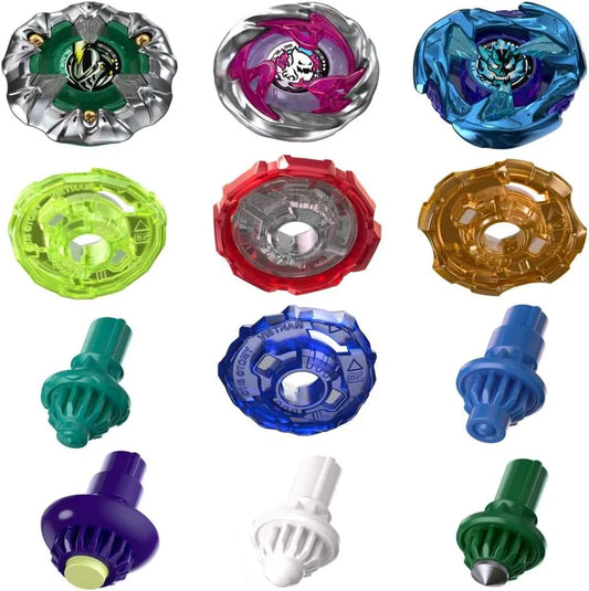 BEY BLADE X X-Treme Expansion Pack, 3 Blades, 4 Ratchets, 5 Bits, Battling Tops Game Toys, Ages 8+