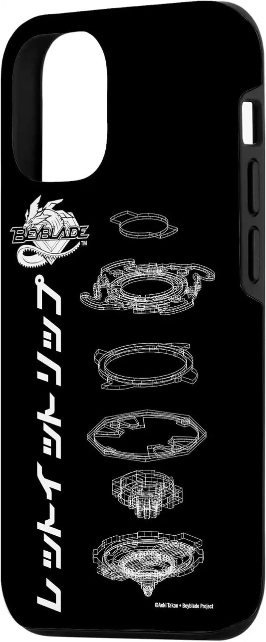 BEYBLADE SCHEMATIC Case for iPhone 12/12 Pro