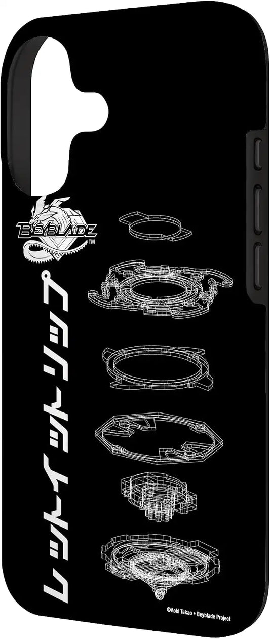 Beyblade Schematic Case for iPhone 17