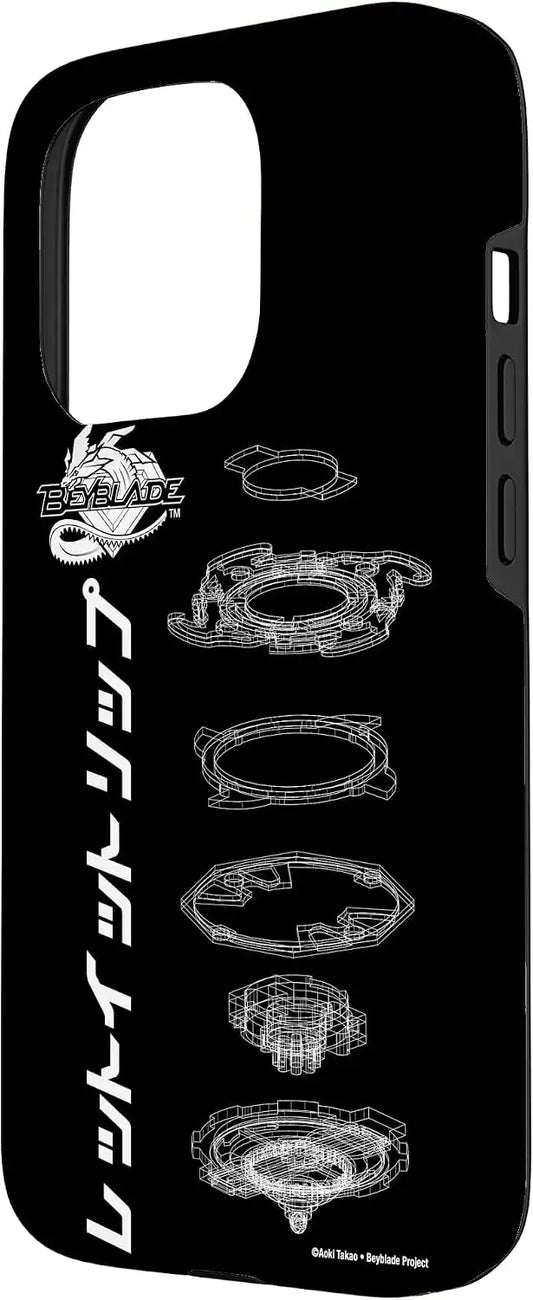 BEYBLADE SCHEMATIC Case for iPhone 15 Pro