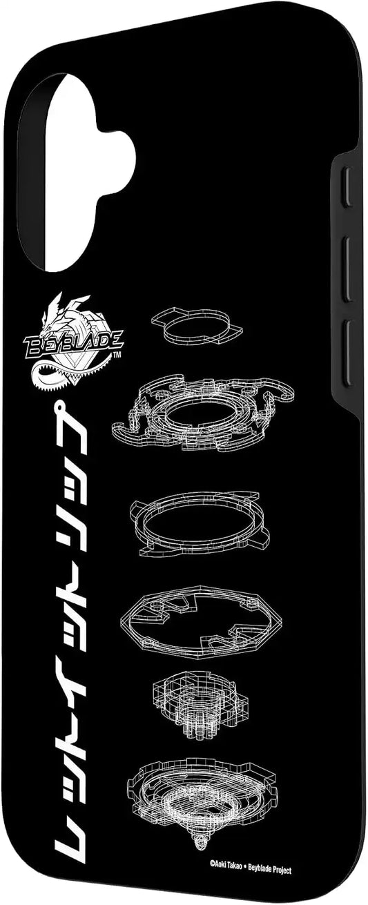 BEYBLADE SCHEMATIC Case for iPhone 16
