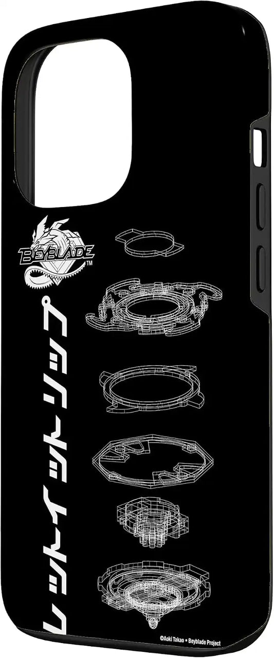 BEYBLADE SCHEMATIC Case for iPhone 13 Pro