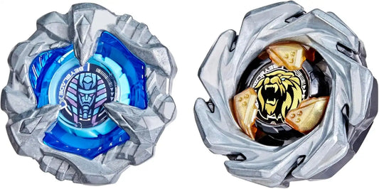 Beyblade X Cowl Sphinx 1-80GF BX & Crest Leon 7-60GN UX Dual Pack Set with 2 Right-Spinning Tops; Authentic Takara Tomy Battle Tops; Games/Toys for Boys & Girls 8+