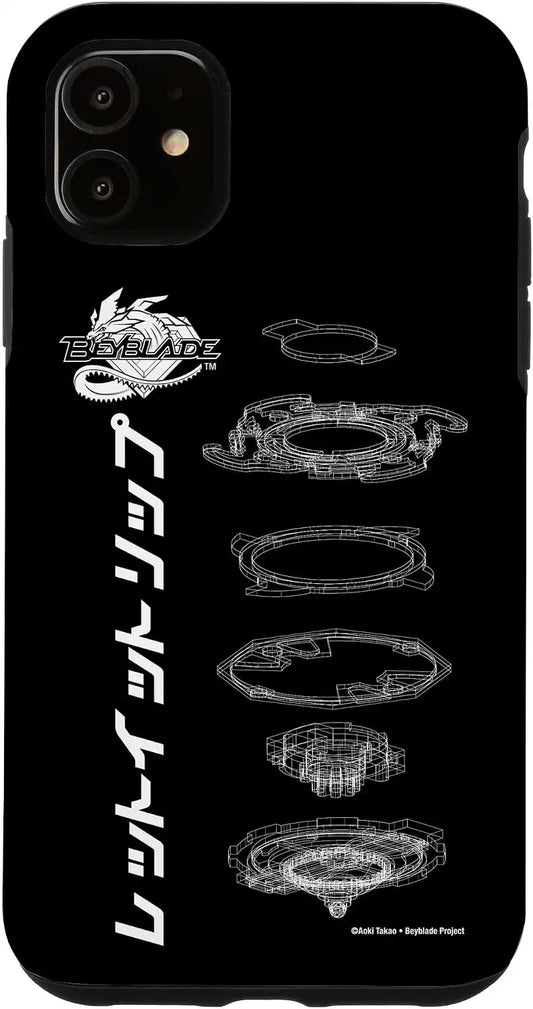BEYBLADE SCHEMATIC Case for iPhone 11