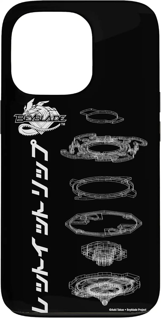 BEYBLADE SCHEMATIC Case for iPhone 13 Pro