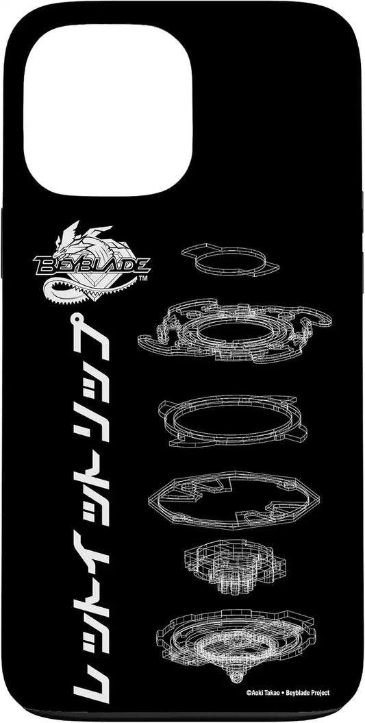 BEYBLADE SCHEMATIC Case for iPhone 13 Pro Max
