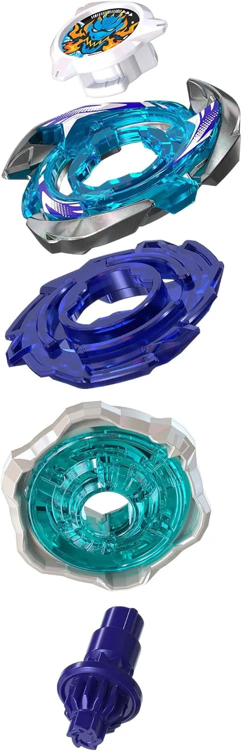 Bey Blade X Courage Dran S 6-60V CX Starter Pack Set, Attack Type Top and Launcher; Authentic Takara Tomy Battle Tops Games, Toys for Boys and Girls 8+