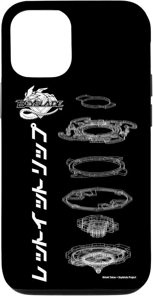 BEYBLADE SCHEMATIC Case for iPhone 12/12 Pro