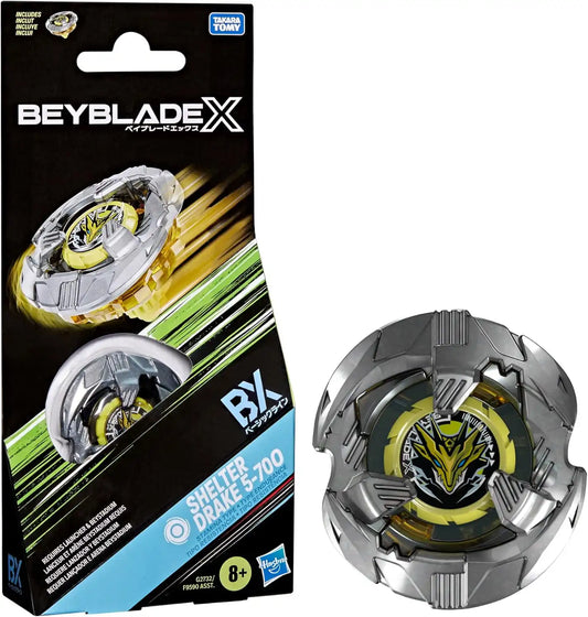 Beyblade X Shelter Drake 5-70O Booster Pack Set with Takara Tomy Stamina Type Top, Battling Tops Game Toys, Ages 8+
