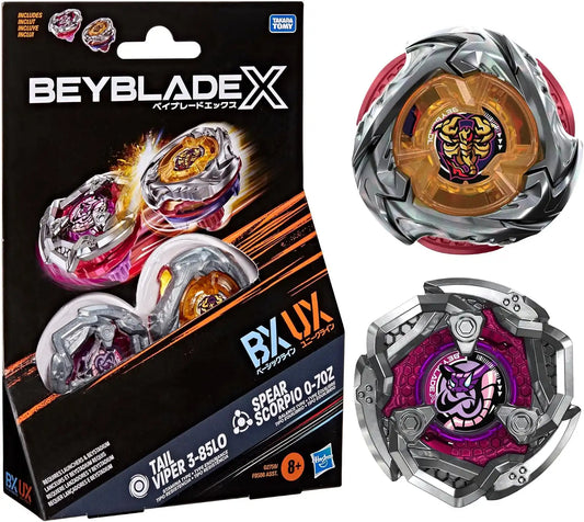 Beyblade X Spear Scorpio 0-70Z UX & Tail Viper 3-85LO BX
