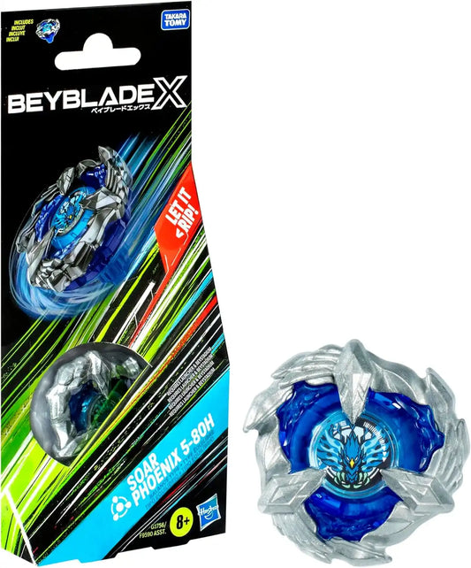 Beyblade X Soar Phoenix 5-80H Booster Pack Set with Balance Type Top; Authentic Takara Tomy Battle Tops Games/Toys for Boys and Girls 8+
