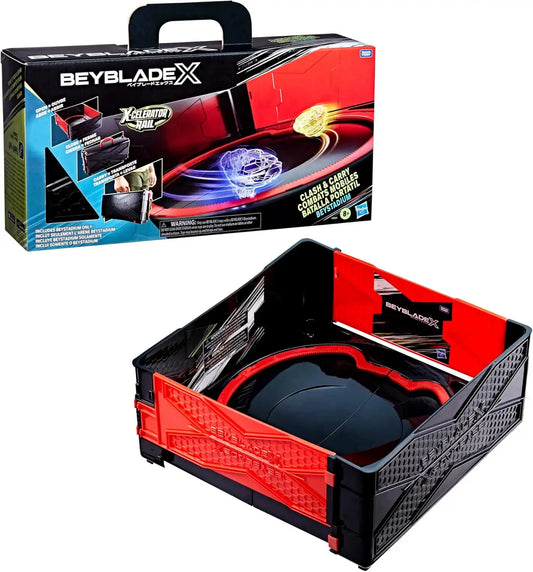 Beyblade X Clash & Carry Beystadium Battle Arena Spinning-Top Toys, Kids Gifts, Ages 8+