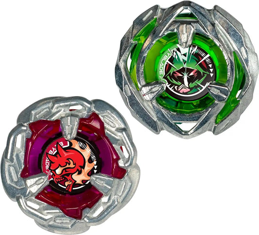 Beyblade X Chain Incendio 5-60HT and Arrow Wizard 4-60N Dual Pack Set with 2 Right-Spinning Tops; Battling Top Toys for 8 Year Old Boys and Girls