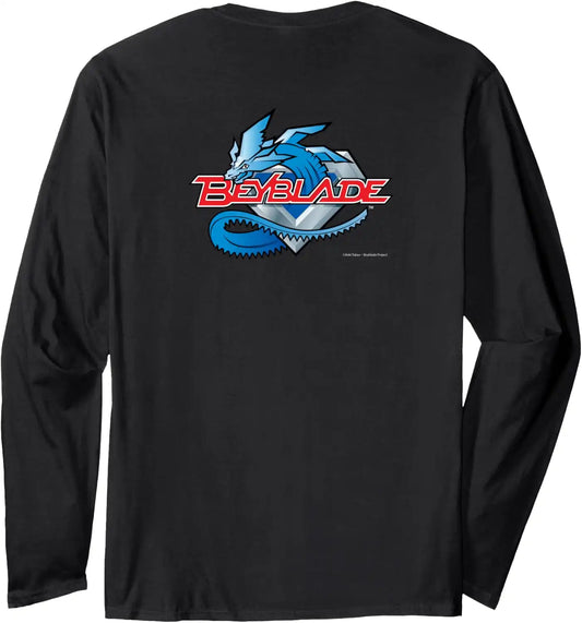BEYBLADE GENERATON 1 TRIAD DARK Long Sleeve T-Shirt